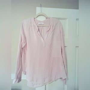 Velvet by Graham & Spencer Light Pink Blouse